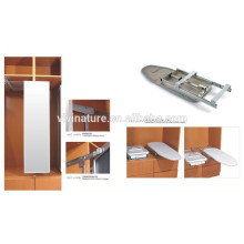 hotel ironing with iron board and cabinet ironing board